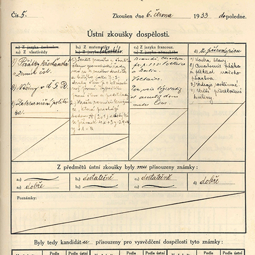 Ústní zkouška dospělosti